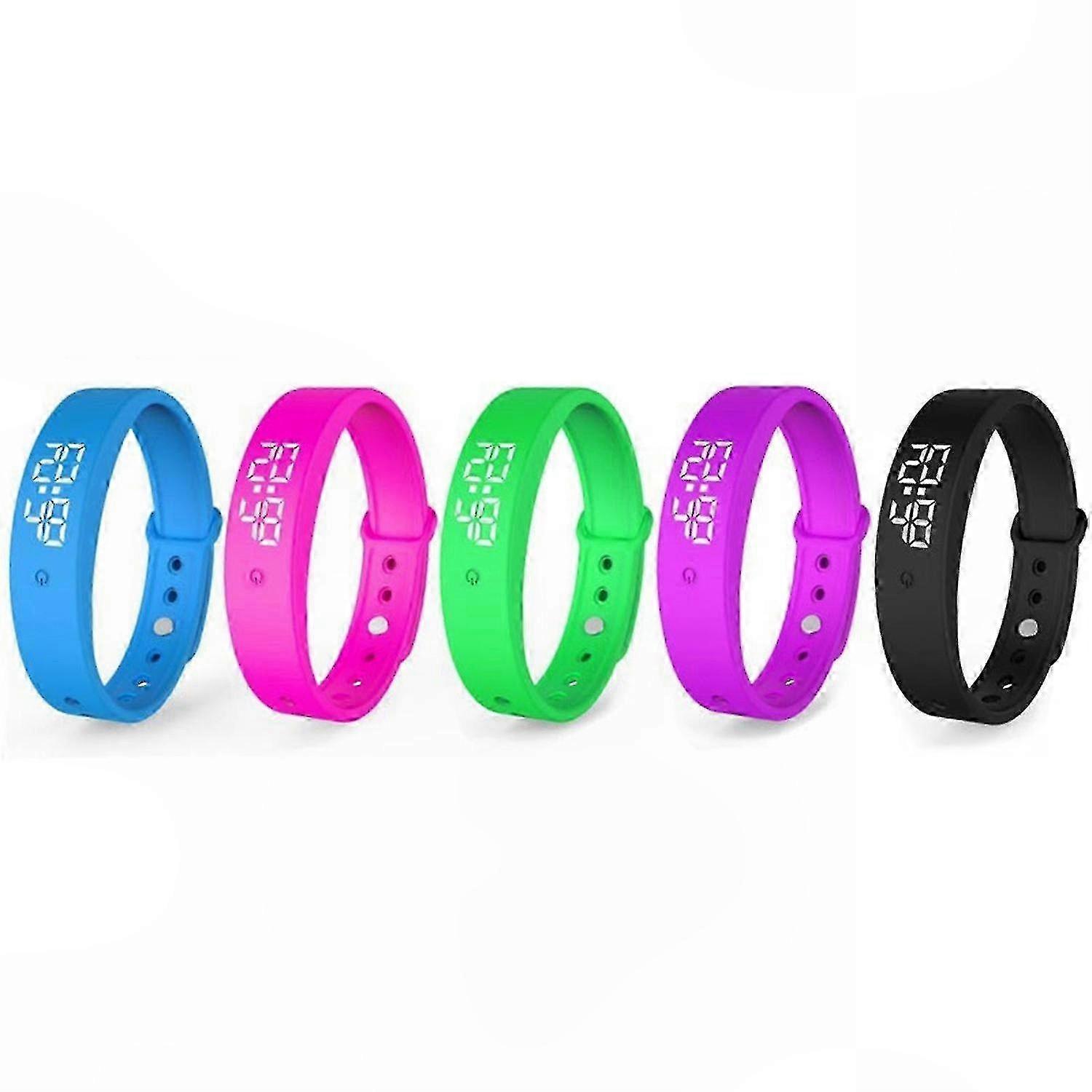Silent Vibration Alarm Watch with Countdown Timer and Waterproof Feature
