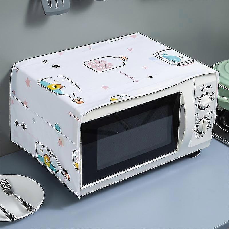Grease Proof Microwave Multifunction Oven Dust Cover Kitchen Protector with Pocket