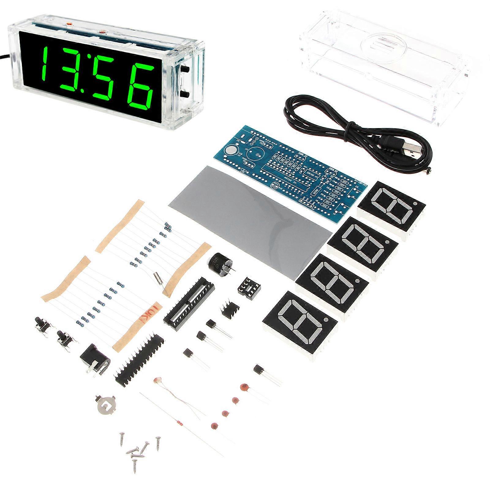 Single Chip Microcomputer Clock Scm DIY Clock for Time Keeping 2Sets