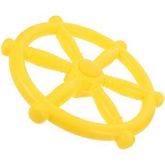 Yellow Plastic Pirate Ship Steering Wheel Toy for Kids 1Set Outdoor Play