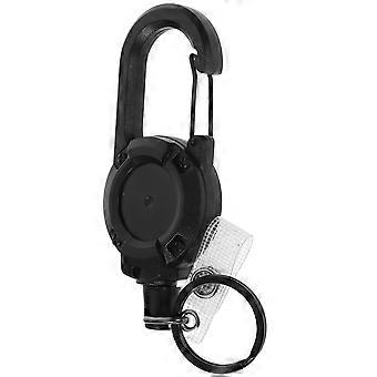Heavy Duty Reel Keychain Outdoor Buckle for Holding Keys