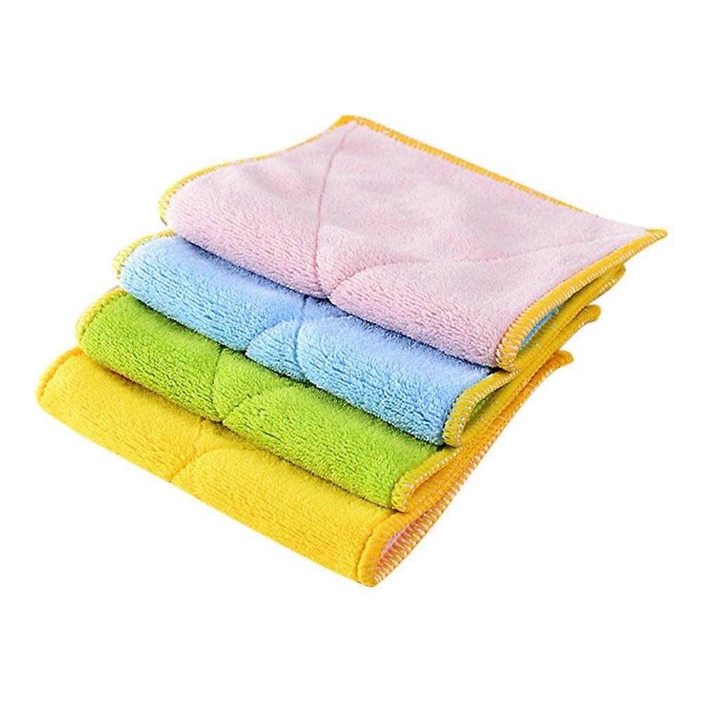 Microfiber Dish Towels Absorbent Dishcloth for Kitchen Use 5Pcs Pack