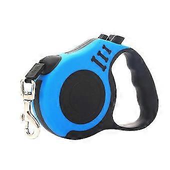 Correa retráctil para perros de 3 metros (10 pies), cuerda de nailon con sistema de freno seguro para perros y gatos pequeños y medianos de hasta 10 kg (22 lb).