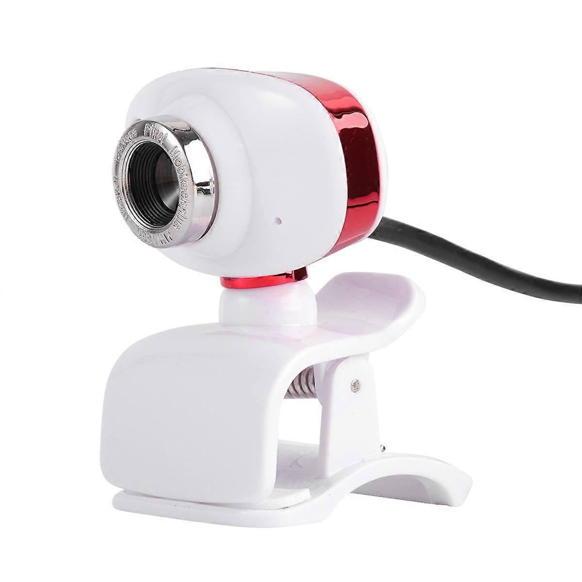 Computer Camera Rotatable Webcam for Pc with Microphone Clip and USB
