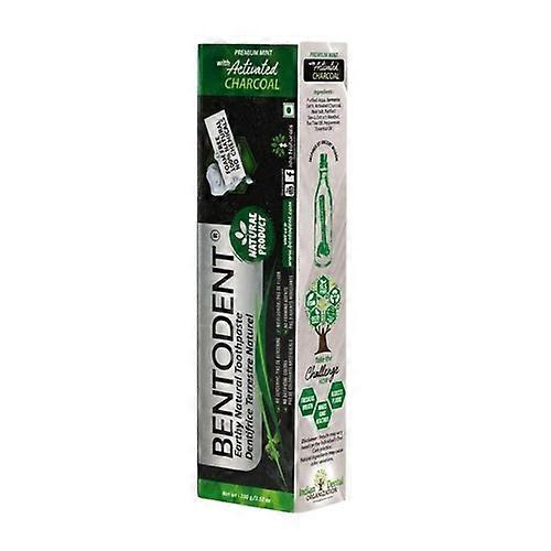 Bentodent Activated Charcoal And Mint Toothpaste, 100 Grams