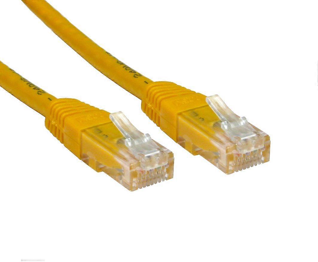 CMS Cables 0.5m Cat6 Networking Patch Cable - Yellow