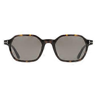 Tom Ford FT1301 JOEY-02 52A Zonnebril met volledig montuur voor heren, geometrische vorm, UV3, origineel