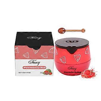 2pcsWatermelon Moisturizing Lip Mask, Nourishing Hydrating Lip Care, Refreshing Hydration, Glassy Shine, Daily Use