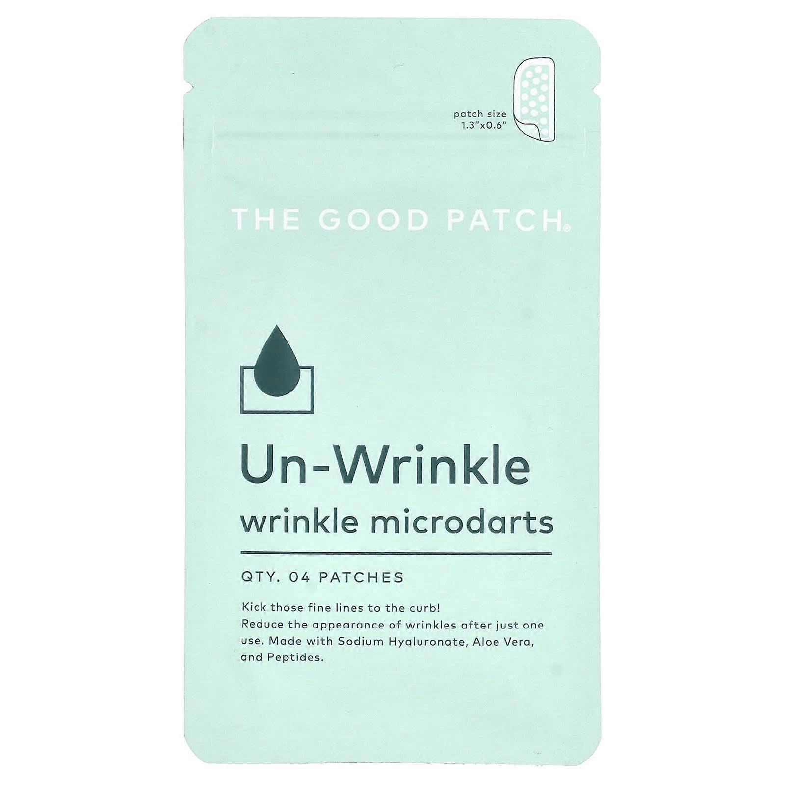 The Good Patch, Un-Wrinkle, 4 Patches, 2-Pack