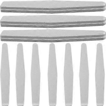 10Pcs Nail Files for Manicure Pedicure Sponge Nail Files Finger Nail Files Washable Nail Files