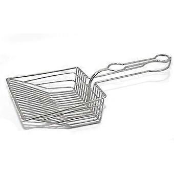 Metal Cat Litter Scoop Fine Hole Stainless Steel Small Hole Bentonite Tofu Iron Scoop Tool for Cat Litter