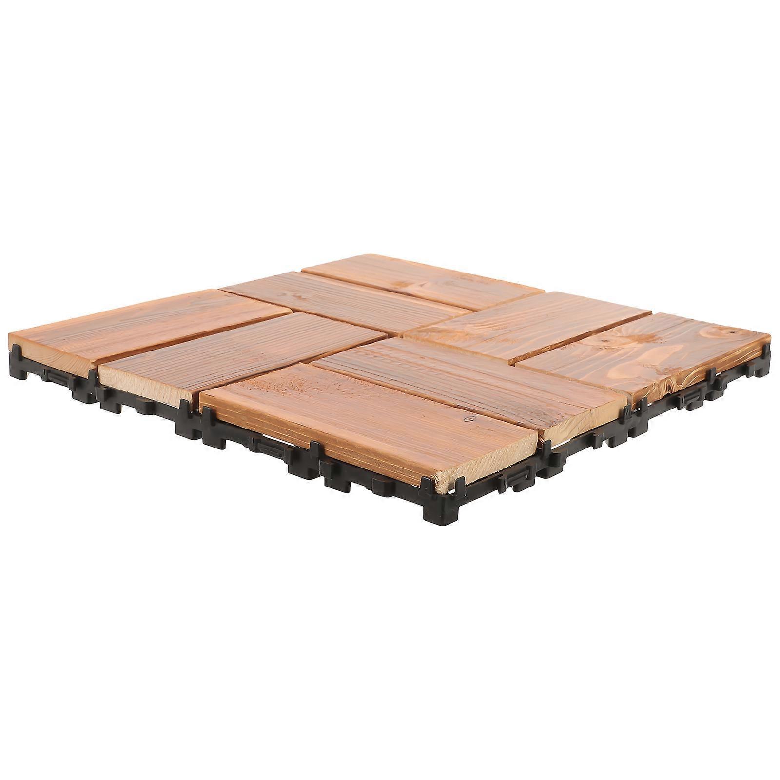 Interlocking Decking Tile Outdoor Flooring Wooden Tile Interlocking Flooring Tile
