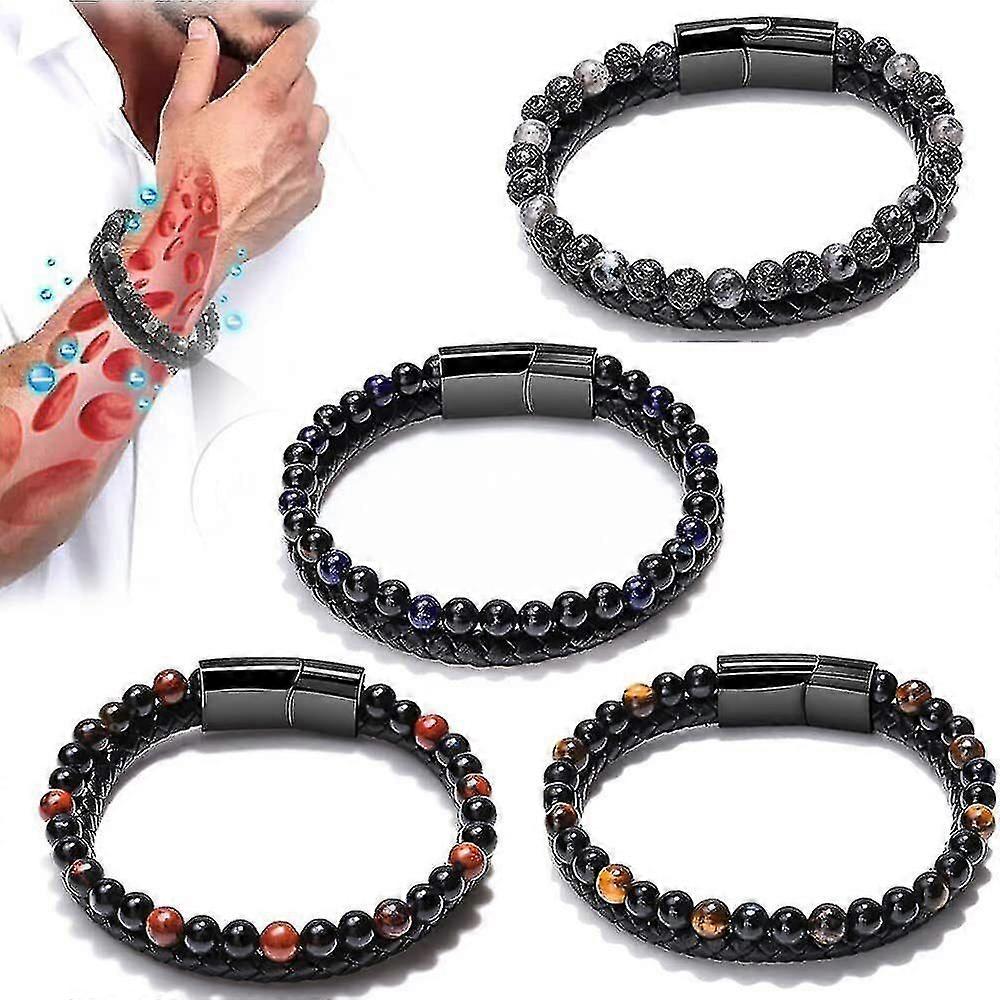 Humanic+ Maxhematie Beaded Bracelets, Crystal Hematite Beaded Bracelet