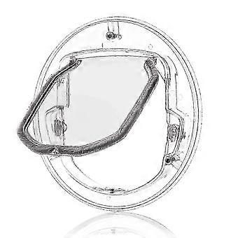 4 Way Locking Cat Flap Designed for Double Glazed Glass Doors & Windows, Effortless Fitting