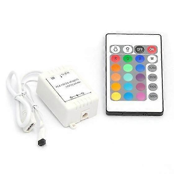 24 Button Wireless RGB LED Light Controller Ir Remote 12v Dimmer