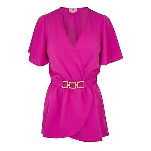 Ax Womens/Ladies Belted Flutter Wrap Top