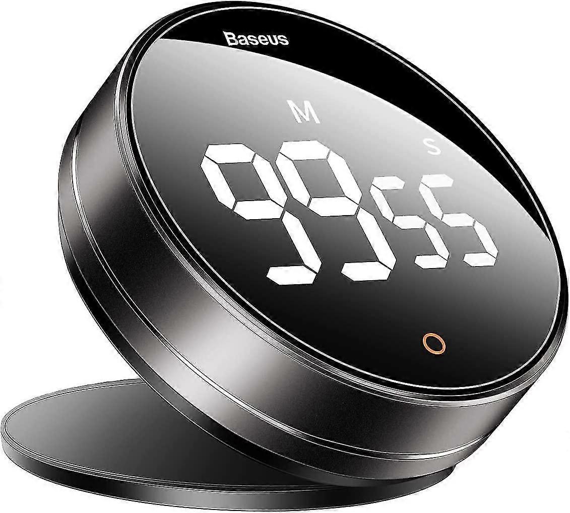 Baseus Kitchen Timer LED Digital Magnetic Countdown Timer, 3 Adjustable Volume Levels, Rotation Cont
