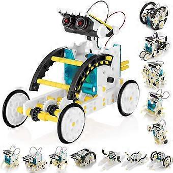 13-in-1 Science Educational Solar Robot Kit, DIY Building Toy Robots, Battery Powered, Perfect for Kids, Teens and Science Enthusiasts