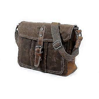 Canvas Messenger Väskor Crossbody Axelväskor Vintage Satchel