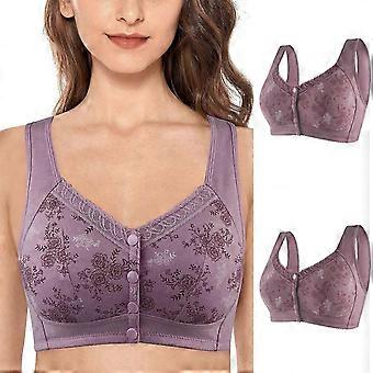 Breathable And Comcompatible withtable Bra, Large Size Bra, Women's Pull Correction Bra, No Steel Ring, Wide Shoulder Vest Style
