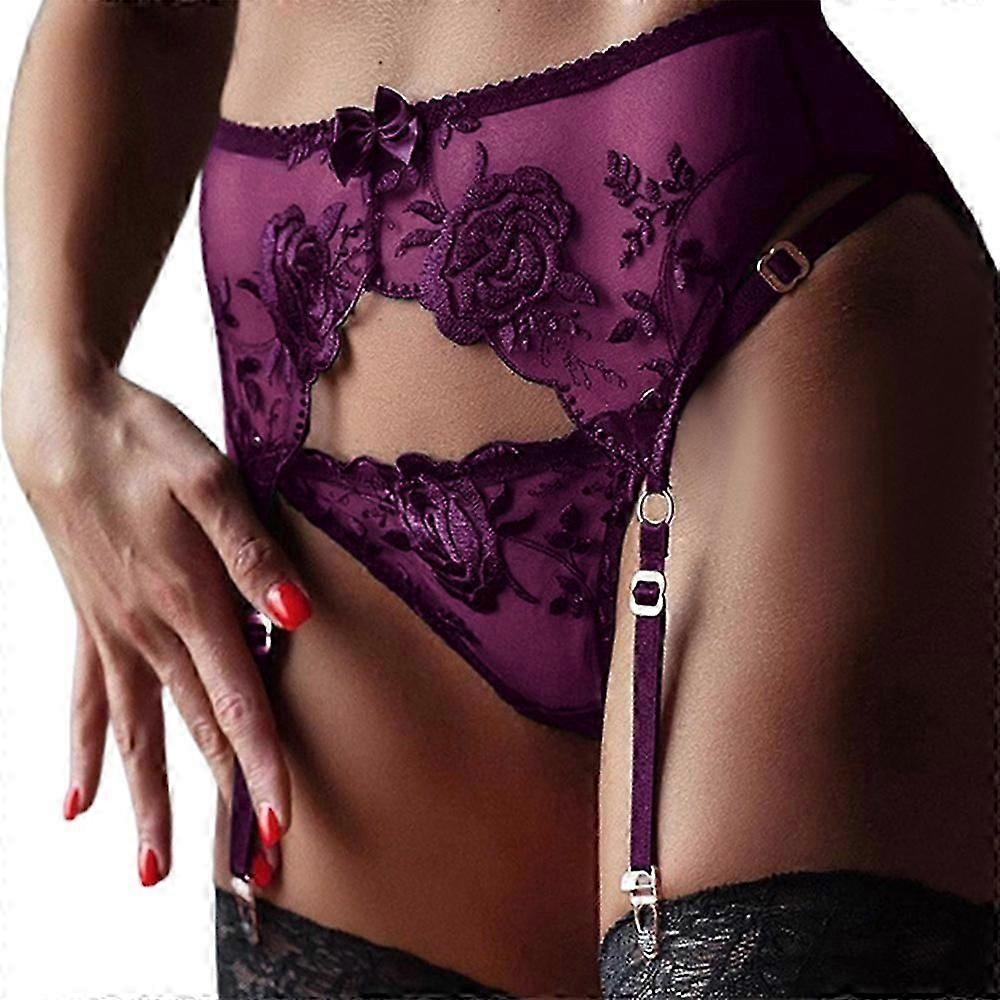 Kvinnor Spets G-string String String Thongs See-through Underkläder Suspend Underkläder Trosor Knickers