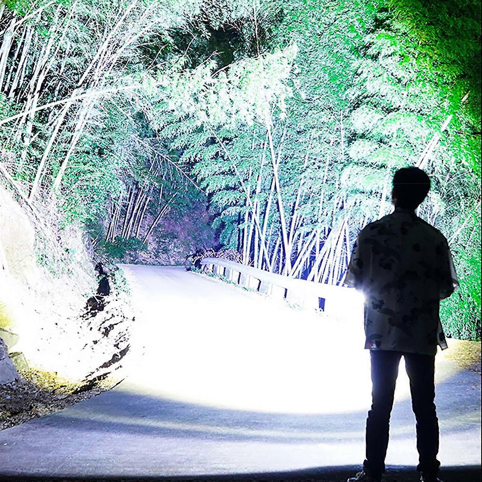 Outdoor LED Charging White Long Range Multi Functional Mini Strong Light Flashlight