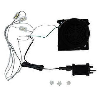 Inflatable Air Blower Replacement, 12V 1.5A Fan Blower Motor with 3 LED Lig