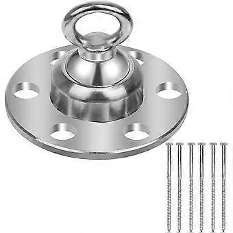 WANGCL 360 Swivel Dog Tie Out Stake 1500 Lbs of Pull Force Heavy Stainless Steel Dog Anchor Yard Stake Rust Proof Dog Tether Hold for Outside Yard Cam