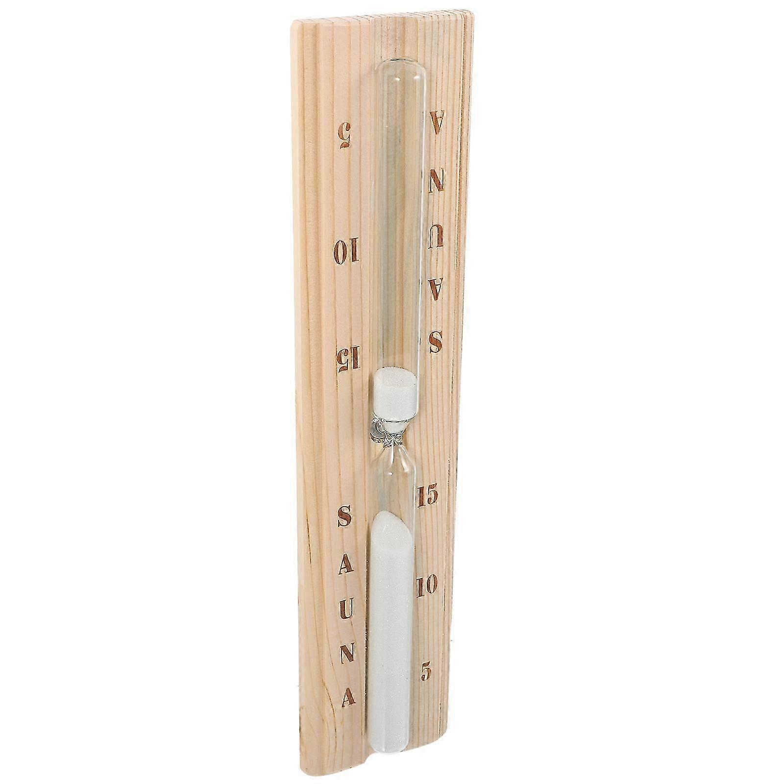 Bastu Timer Trä Timglas Timer 15-minuters Timglas Bastu Trä Timglas