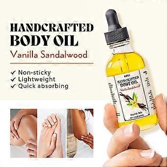 A1 Óleo Corporal de Sândalo de Baunilha Óleo de Massagem Nutritivo Hidratante de Corpo Inteiro