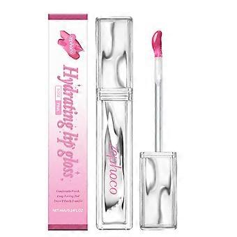 Zephoco moisturizing lip gloss (rose powder) smooth, non sticky, anti smudging, versatile and natural makeup effect