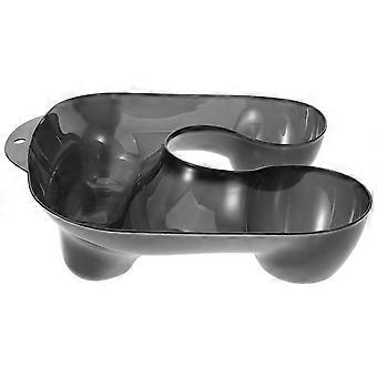 Protetor de pescoço para tingimento, bandeja para corte de cabelo e permanente.