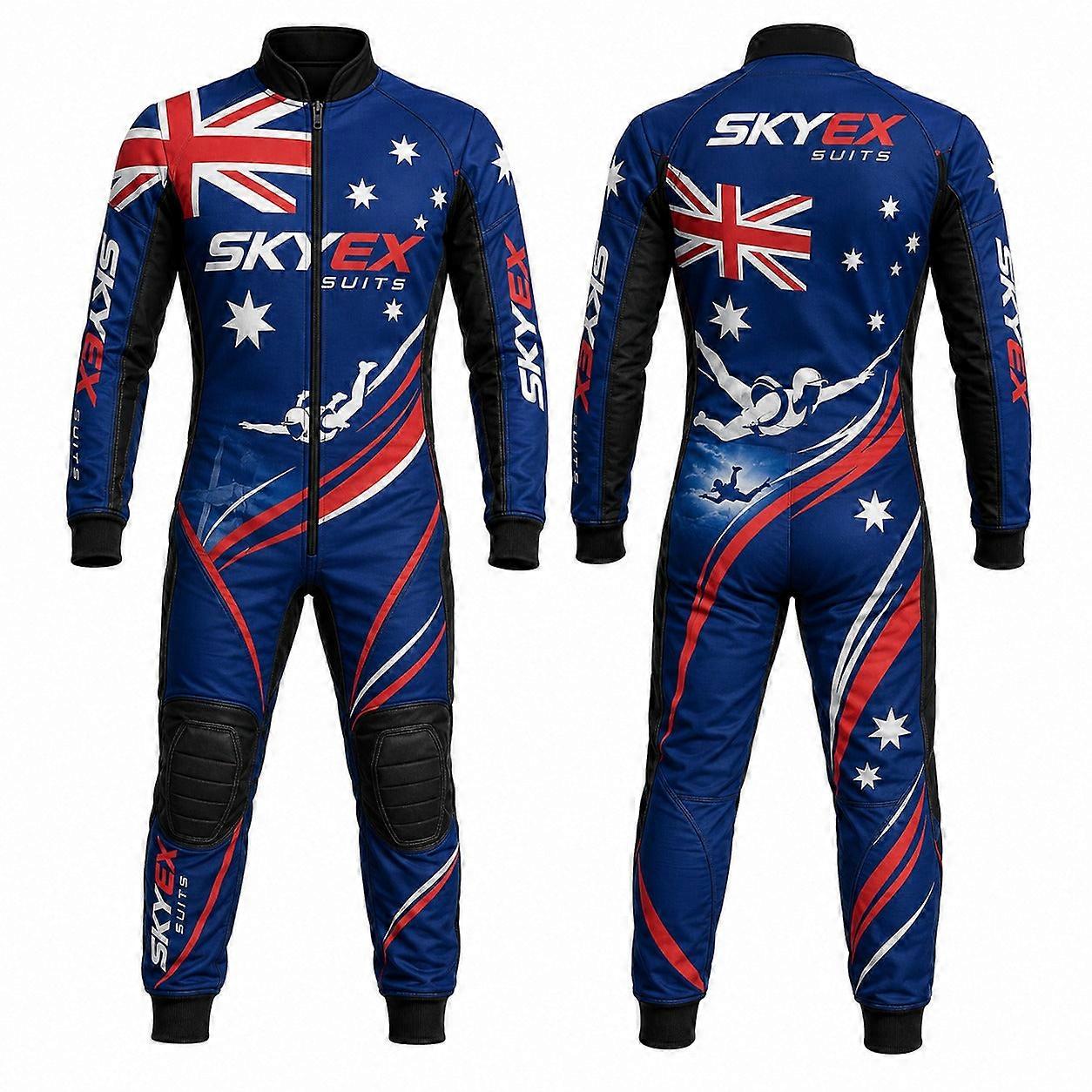 Aus Flag Skyex Skyiving Sublimation Jumpsuit