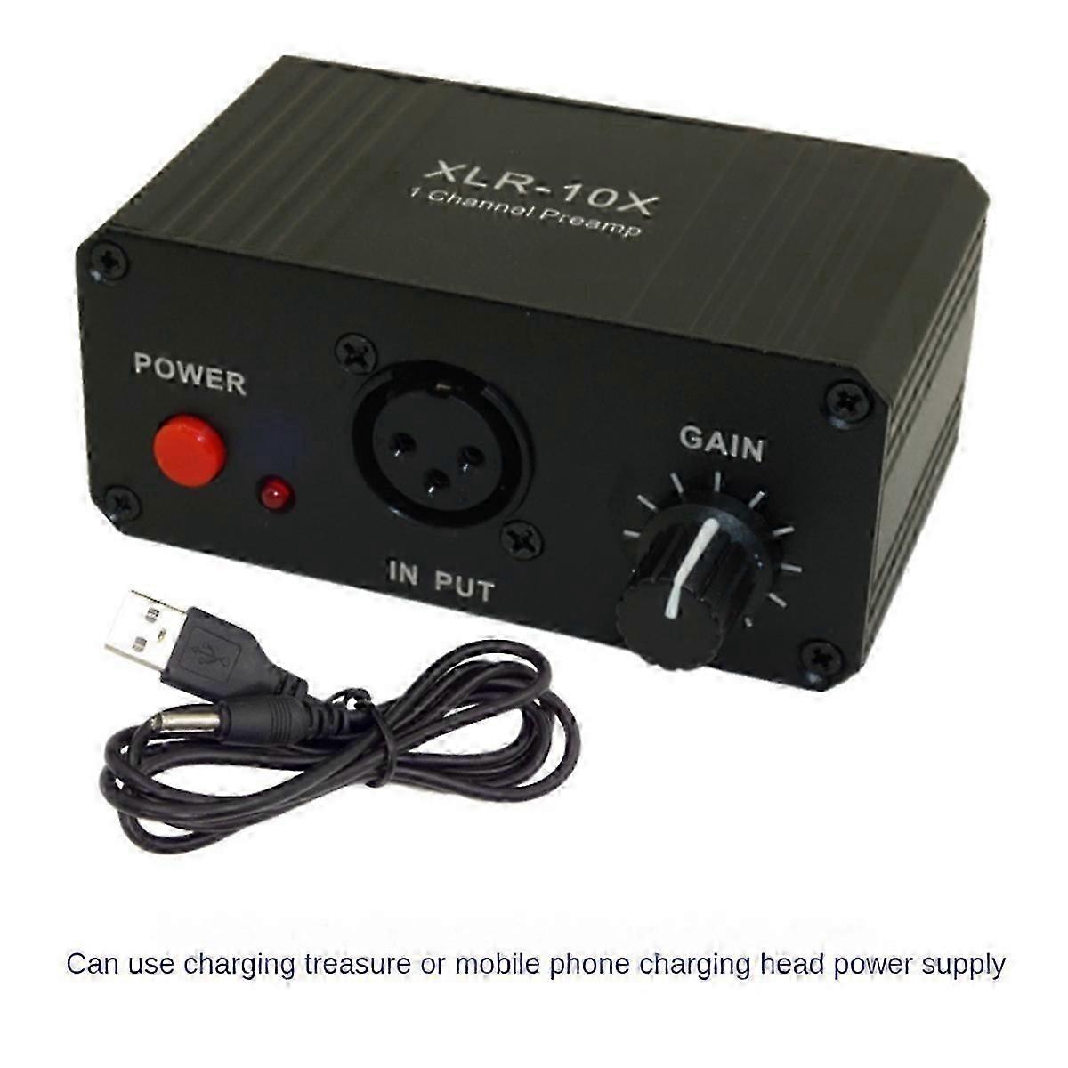 Professional mic preamp for XLR dynamic microphones