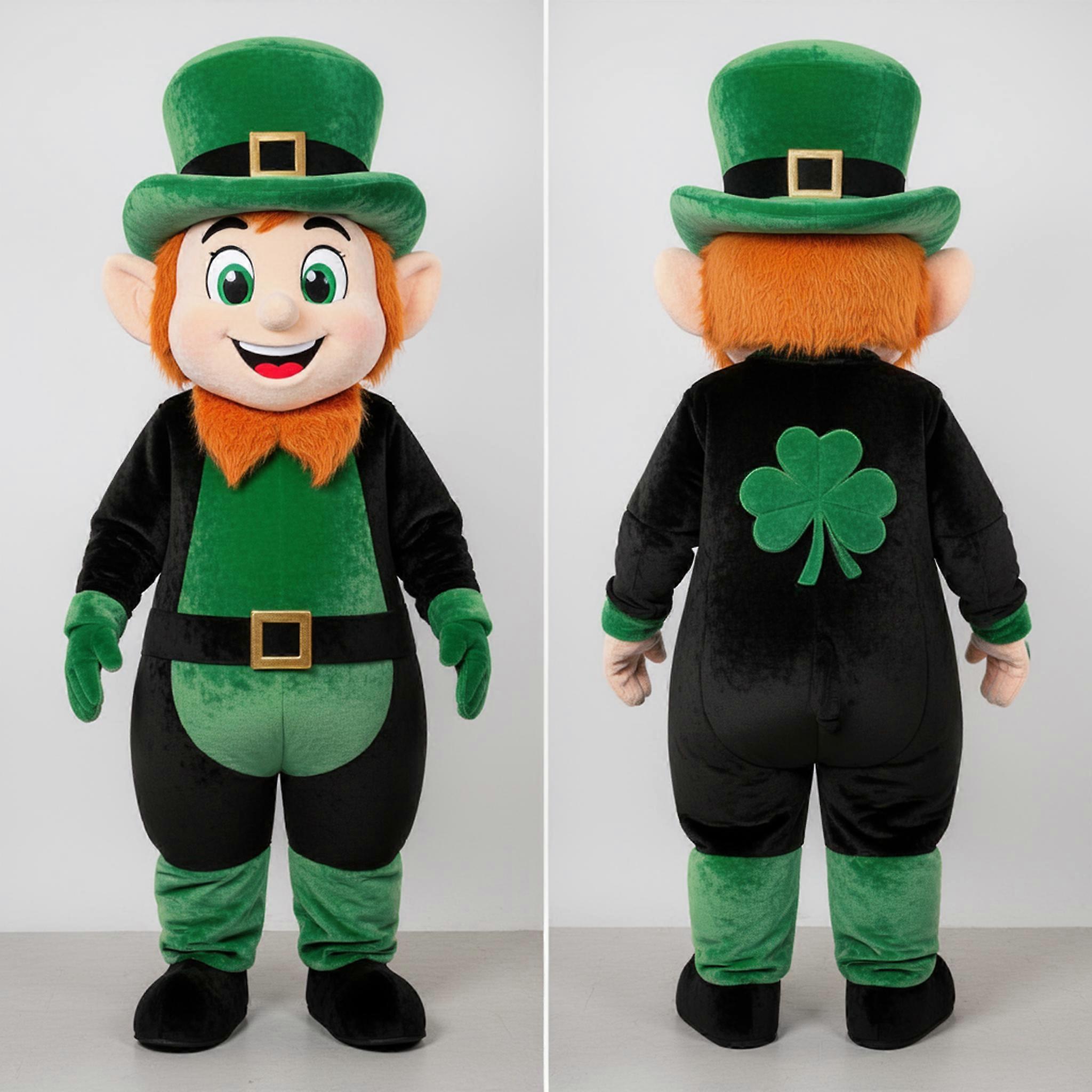 MASTICOT Emerald Green Cheerful Green Beer Mascot