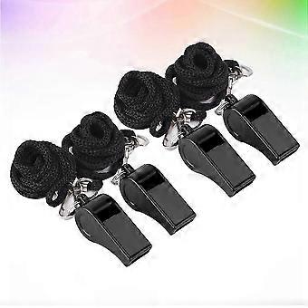 4 stuks Sport Fluitje Officiële Fluitjes Sportartikelen Fluitjes Lanyard Fluitje Sport Veiligheid Fluitje
