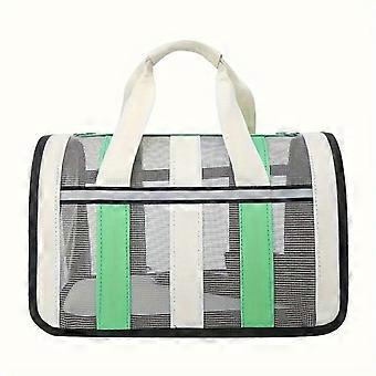 Portable Pet Carrier for Small Cats and Dogs, Breathable Foldable Travel Bag for Outdoor Activities