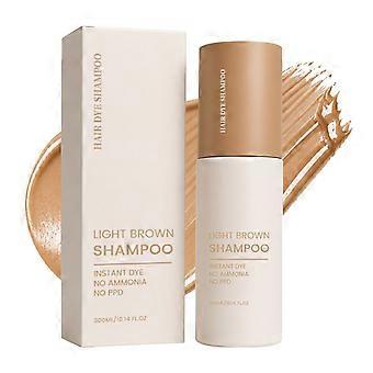 PlantRich Hair Dye Shampoo, DualFunction Cleansing And Nourishing Tint, Boost Glossy Vibrant Hair Tone For Flawless AtHome Hair Beauty Care
