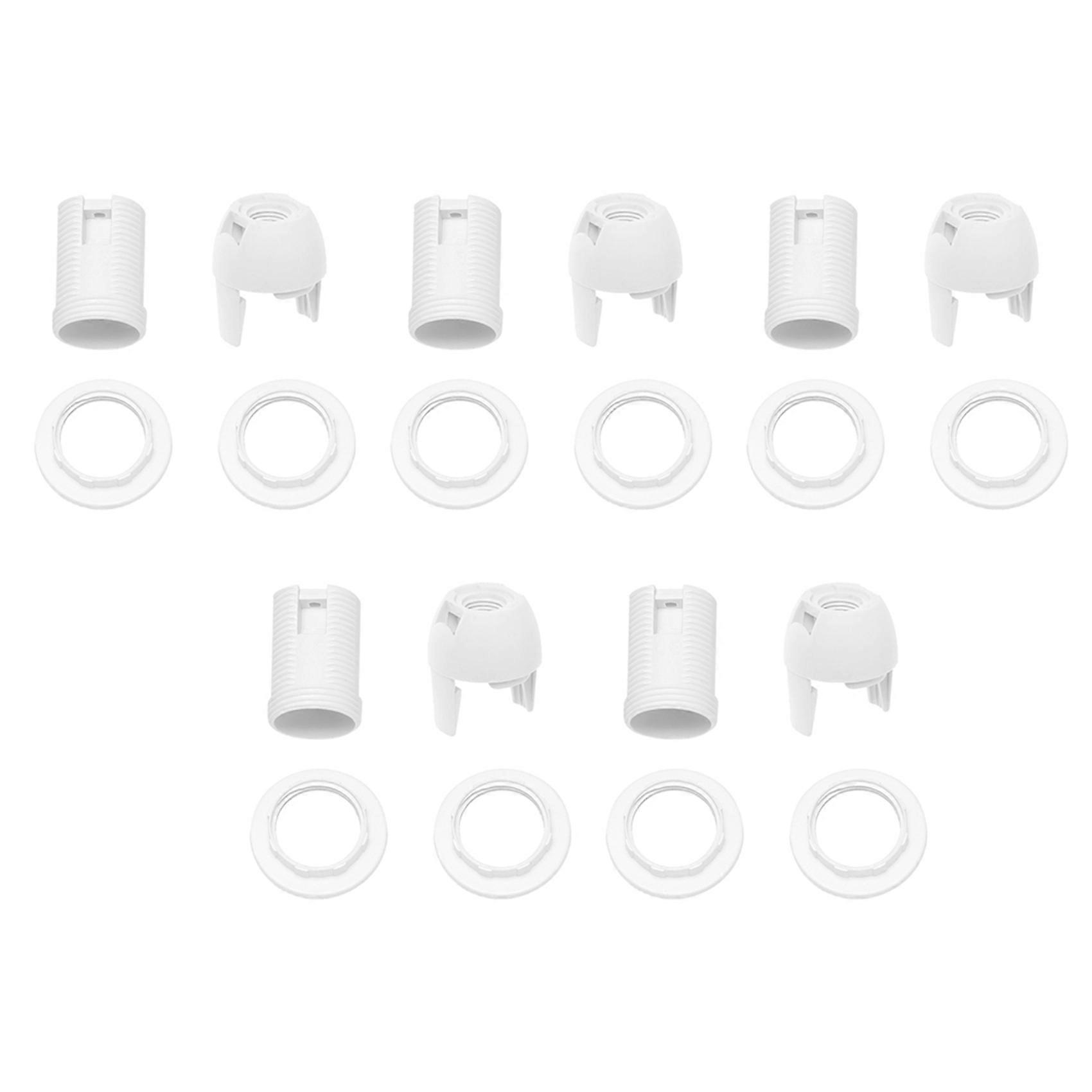 5X Plastic Shell Screw Type E14 Bulb Light Lamp Holder Socket AC 250V 2A