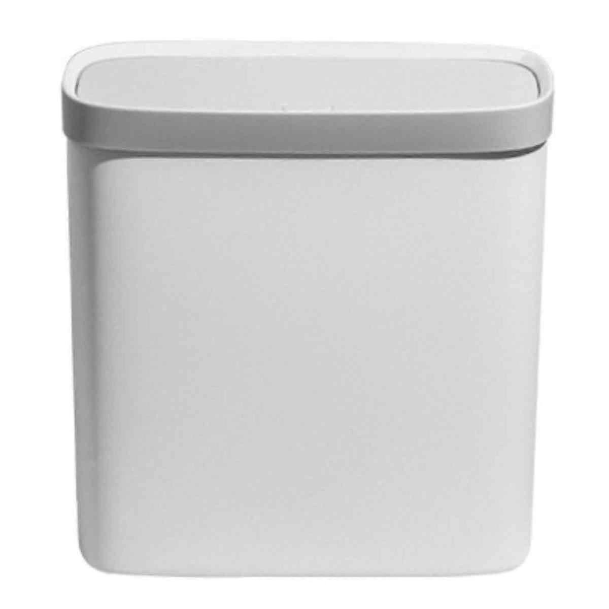 Press-Type, Odor-Resistant, Space-Saving Trash Can