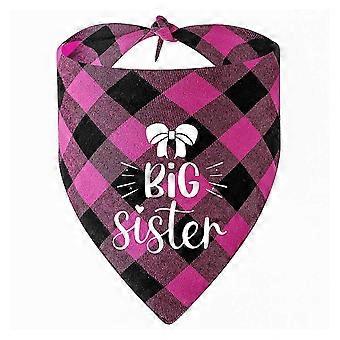 Plaid Cotton Dog Bandana Adjustable