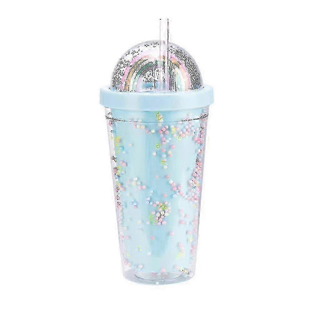 Double-Layer Sequins 550ml Water Bottle