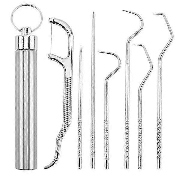 7-Pc Titanium Alloy Toothpick System