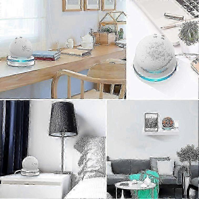 hard Speaker Base Stand Simple Structure Firmly Fixed Speaker Holder compatible with Dot 4th 5th White intelligence