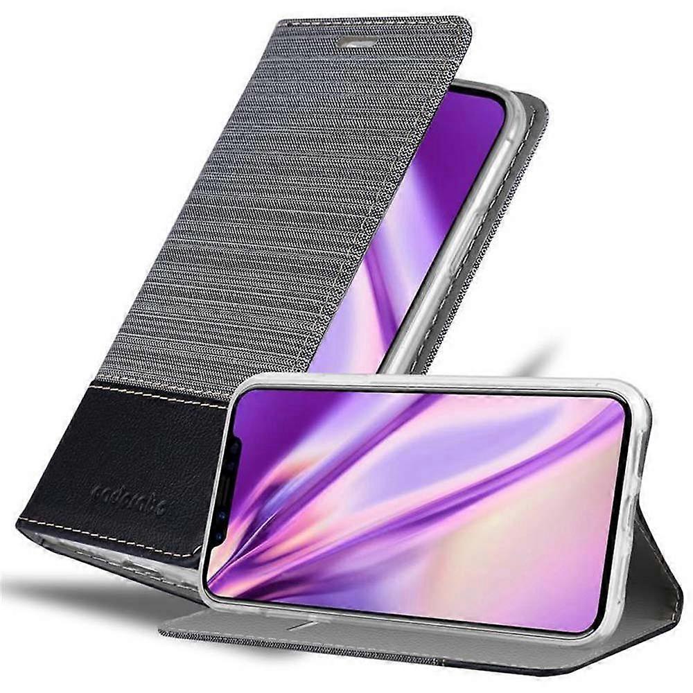 Case compatible with iPhone XS MAX - protective case in jeans look and stand function
