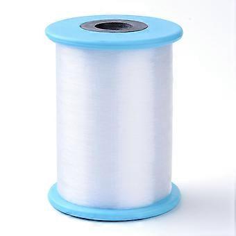 1roll Fishing Thread Nylon Wire White 0.8mm 218.72 yards(200m)/roll