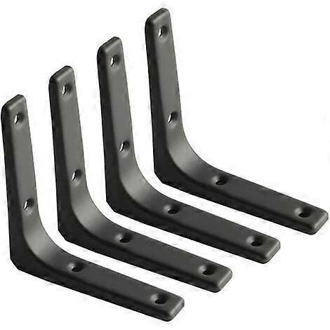 Sturdy L-Shaped Wall Shelf Bracket 100mm