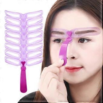 8 Pcs Eyebrow Shaping Kit – Reusable Eyebrow Stencils, 8 Styles Eyebrow Template for Perfect Brows 