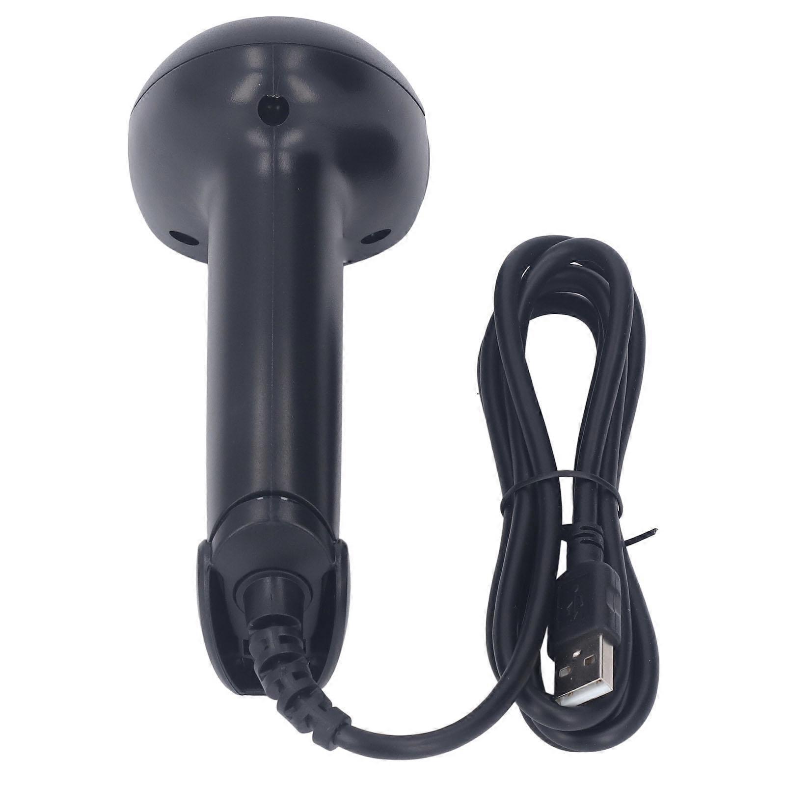 Wired USB Barcode Scanner Handheld 1D 2D Barcode Reader for Library Warehouse Compatible with Computer Laptop
