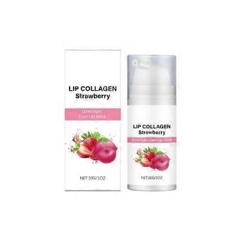 Strawberry Nourishing Sleeping Lip Mask Prevents Dry Cracks Lighten Lip Lines Lip Care Lipstick Moisturizes And Smooths Lip